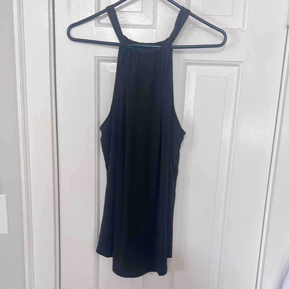 Green envelope black blouse size medium